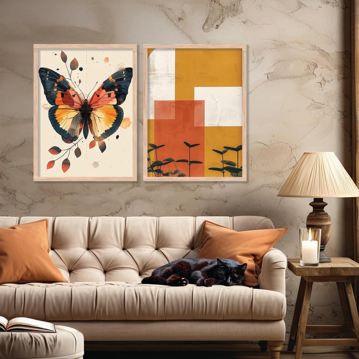 Abstract Wall Art Prints: Modern Portraits for Wall Decor