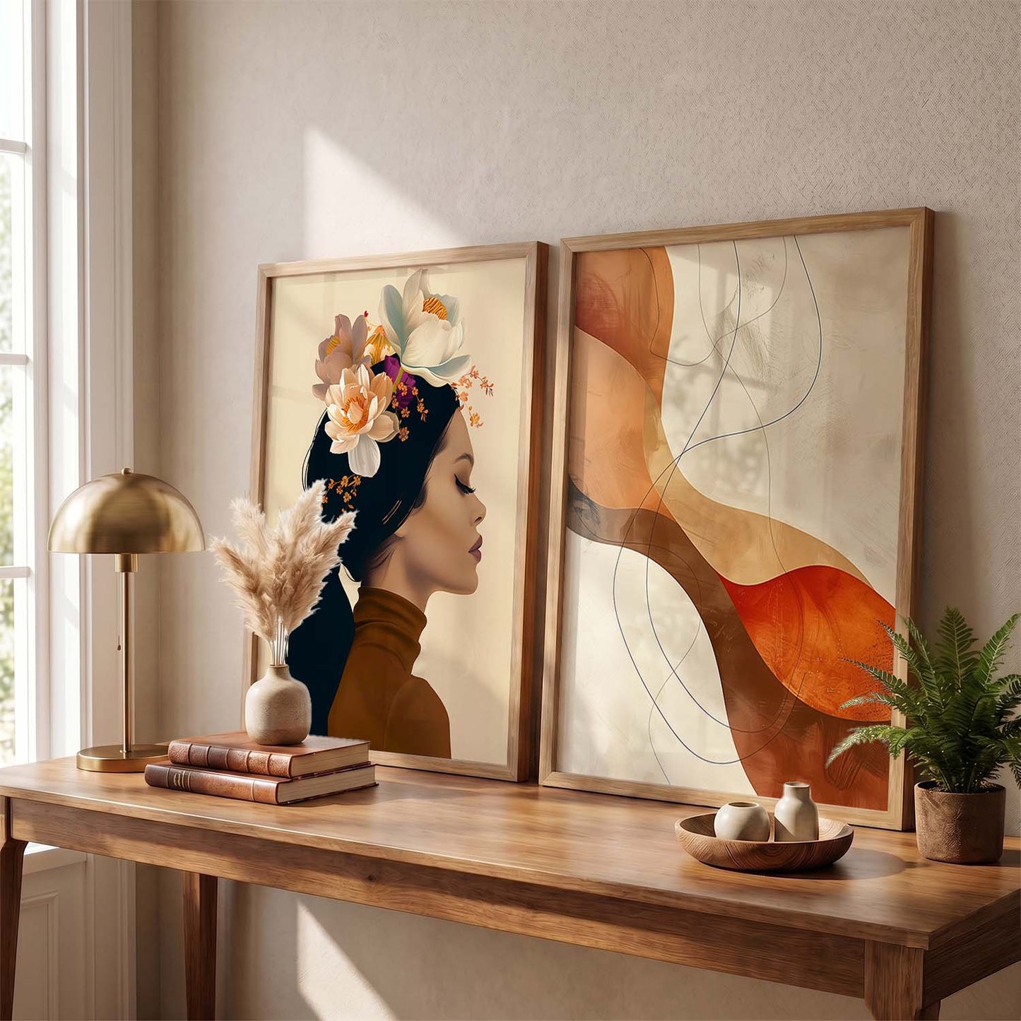 Abstract Wall Art Prints: Modern Portraits for Wall Decor