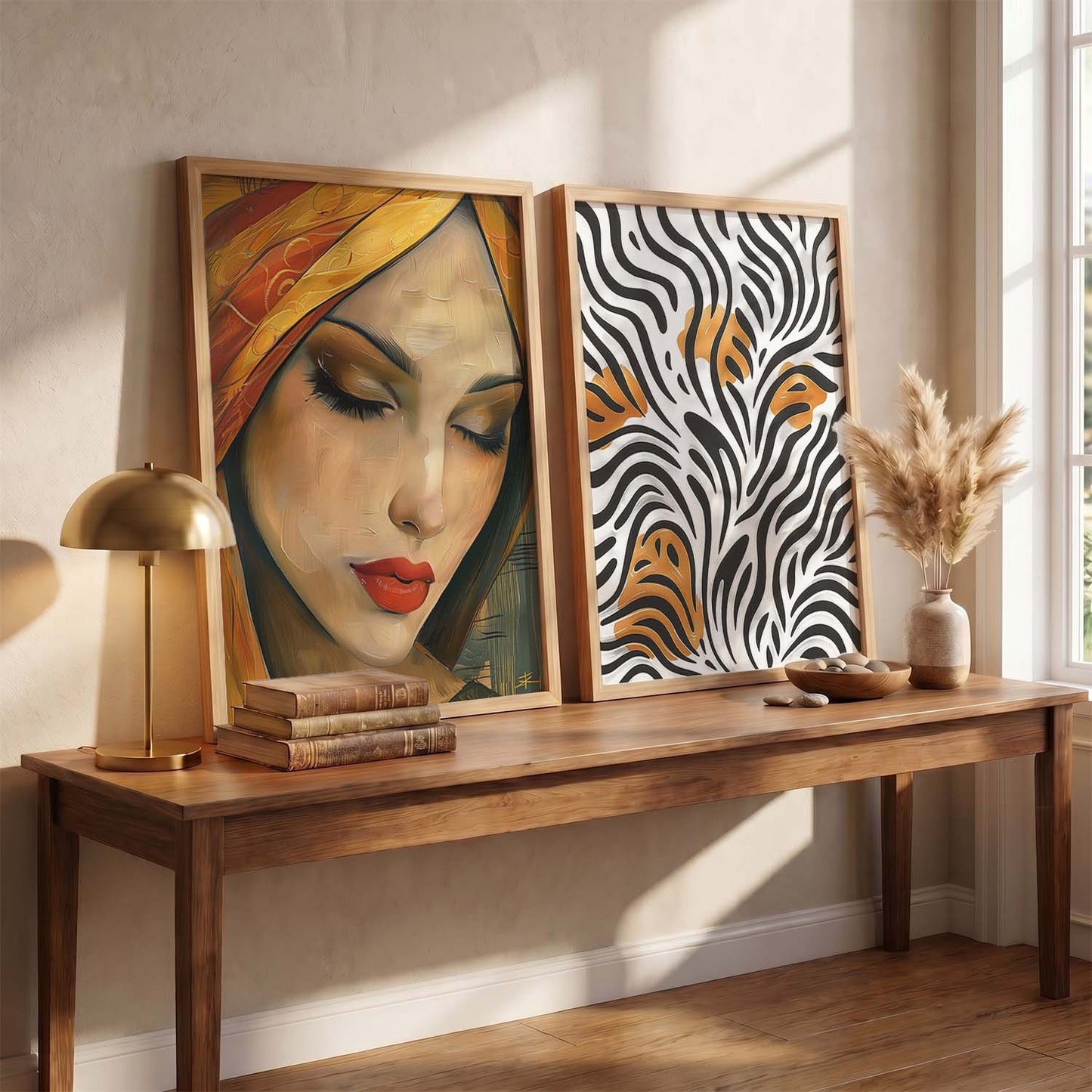 Abstract Wall Art Prints: Modern Portraits for Wall Decor