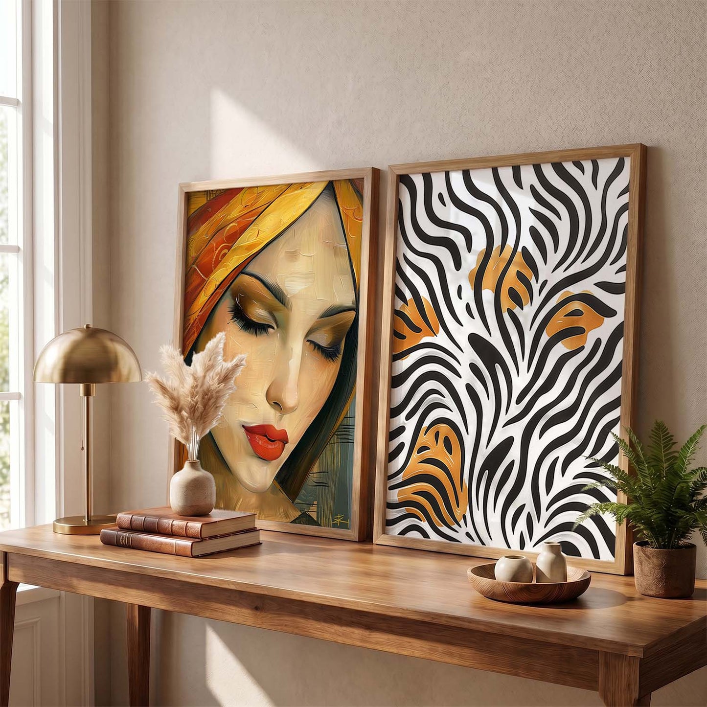 Abstract Wall Art Prints: Modern Portraits for Wall Decor