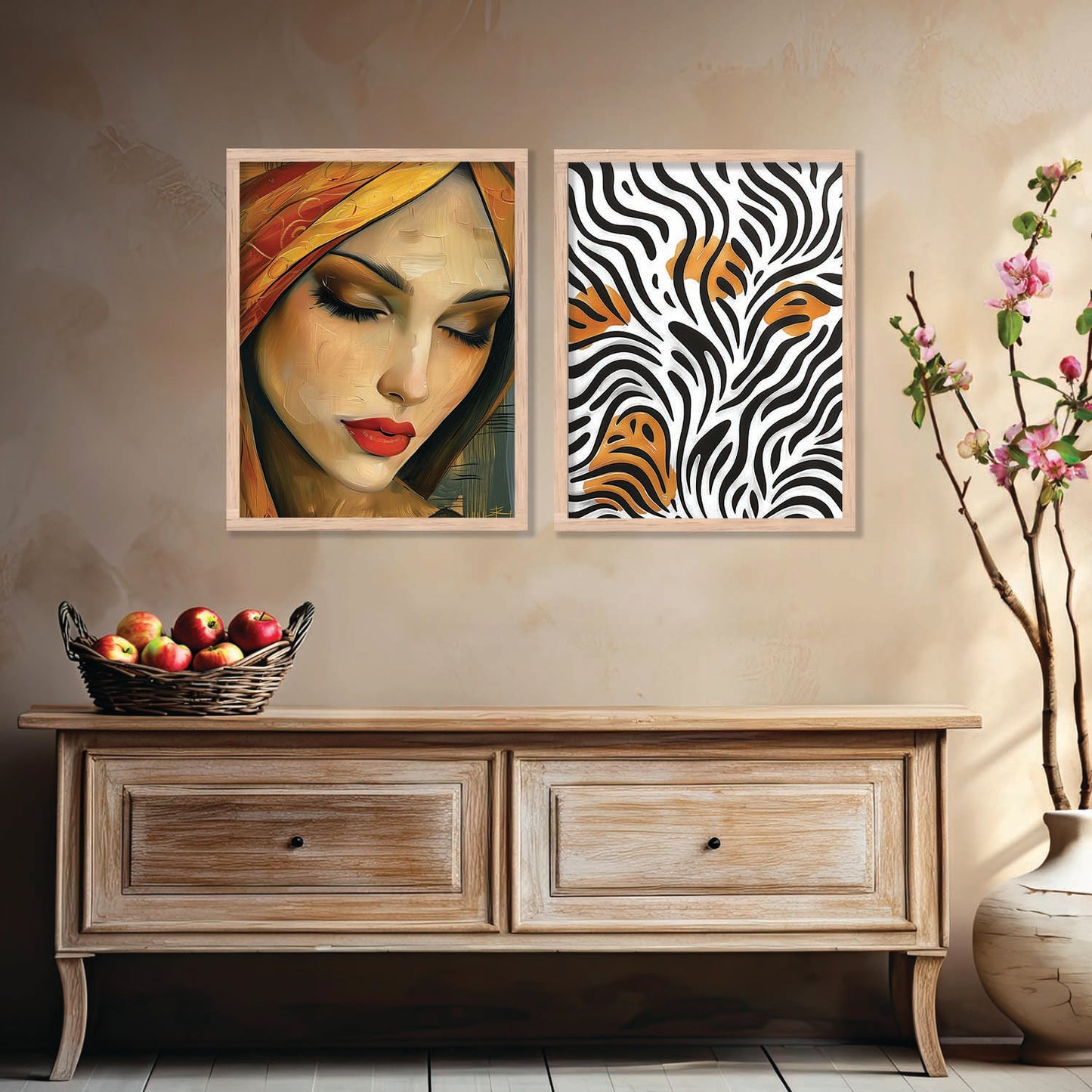 Abstract Wall Art Prints: Modern Portraits for Wall Decor