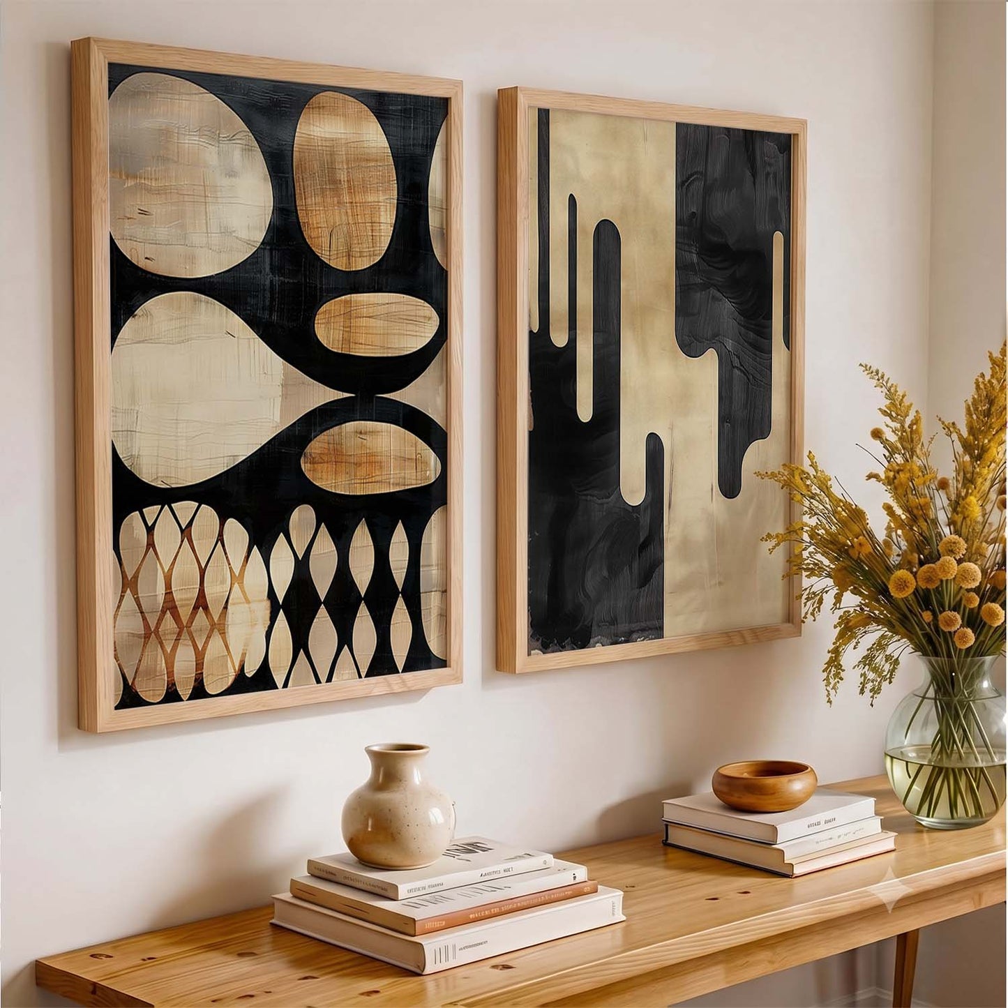 Abstract Wall Art Prints: Modern Portraits for Wall Decor