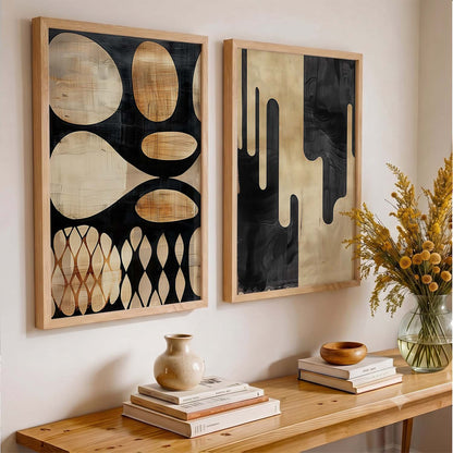 Abstract Wall Art Prints: Modern Portraits for Wall Decor