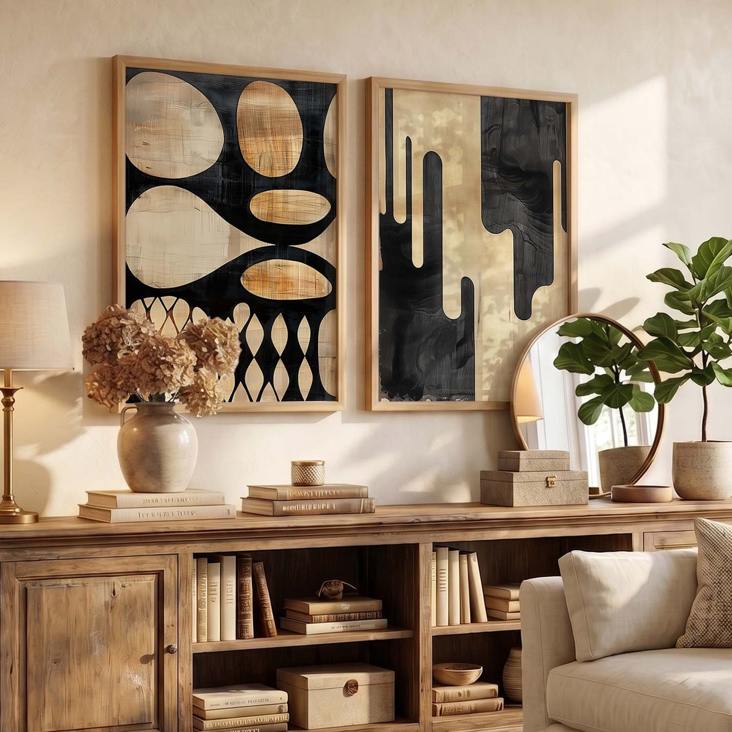Abstract Wall Art Prints: Modern Portraits for Wall Decor