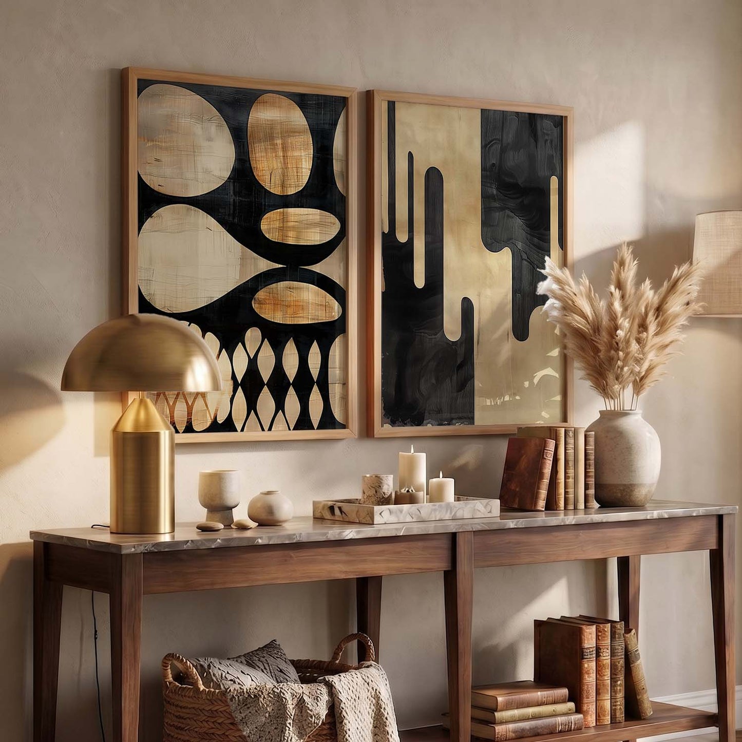 Abstract Wall Art Prints: Modern Portraits for Wall Decor