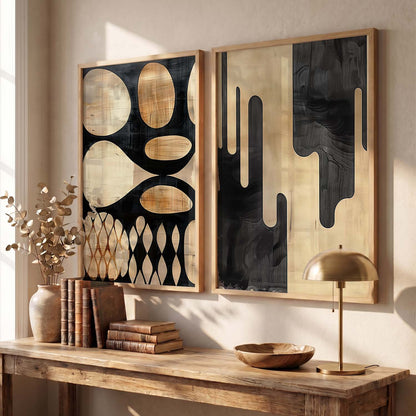 Abstract Wall Art Prints: Modern Portraits for Wall Decor