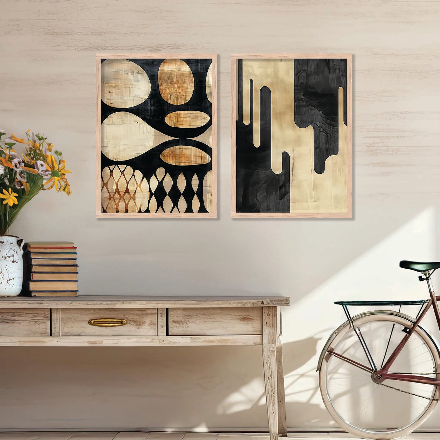 Abstract Wall Art Prints: Modern Portraits for Wall Decor