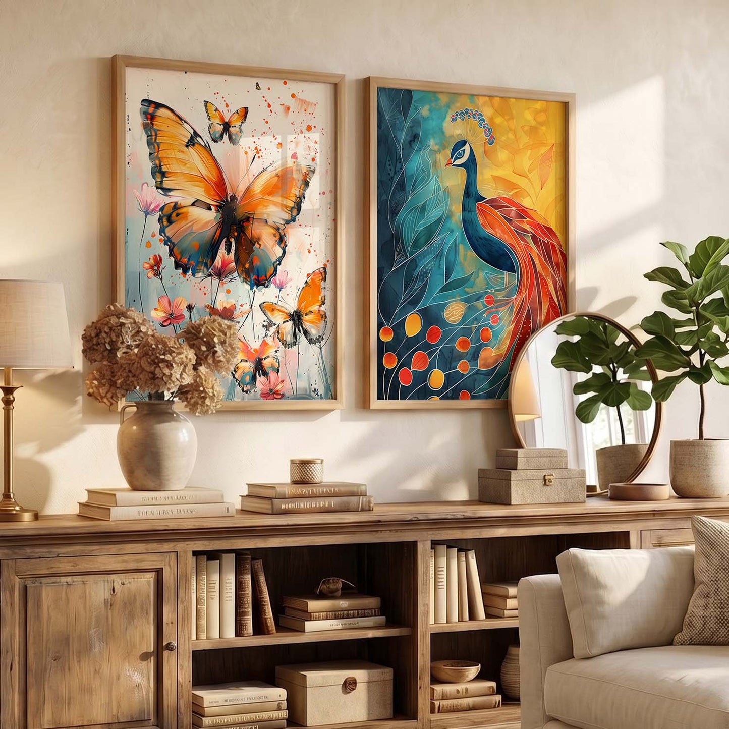 Traditional   Wall Print  For Living Room Wall Decor