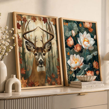 Floral   Wall Print  For Living Room Wall Decor
