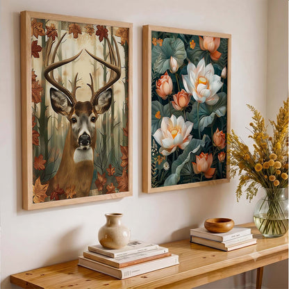 Floral   Wall Print  For Living Room Wall Decor