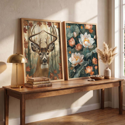 Floral   Wall Print  For Living Room Wall Decor