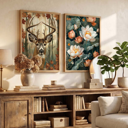 Floral   Wall Print  For Living Room Wall Decor