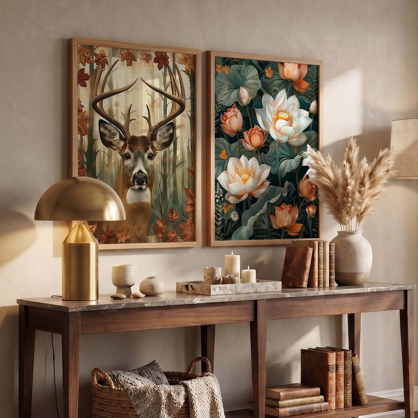 Floral   Wall Print  For Living Room Wall Decor