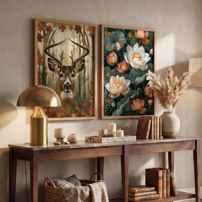 Floral   Wall Print  For Living Room Wall Decor