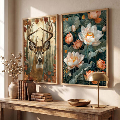Floral   Wall Print  For Living Room Wall Decor