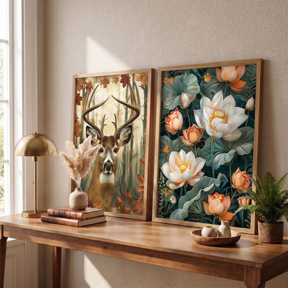 Floral   Wall Print  For Living Room Wall Decor