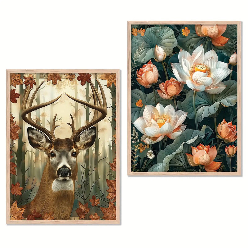 Floral   Wall Print  For Living Room Wall Decor