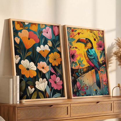 Traditional  Wall  Print  For Living Room Wall Decor