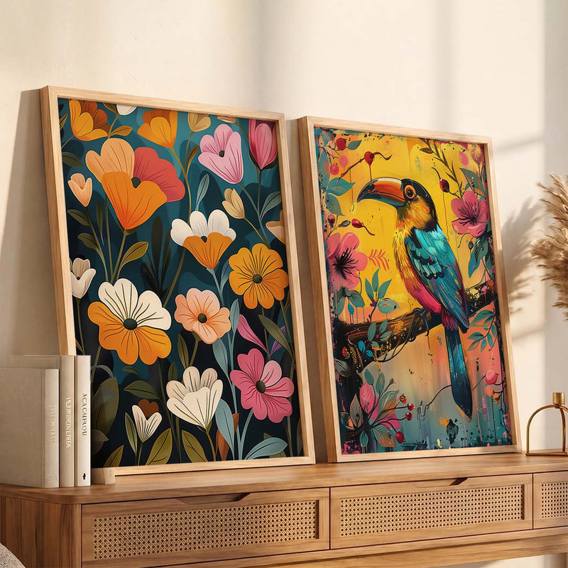 Traditional  Wall  Print  For Living Room Wall Decor