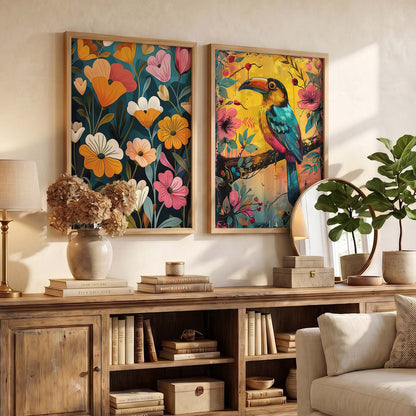 Traditional  Wall  Print  For Living Room Wall Decor