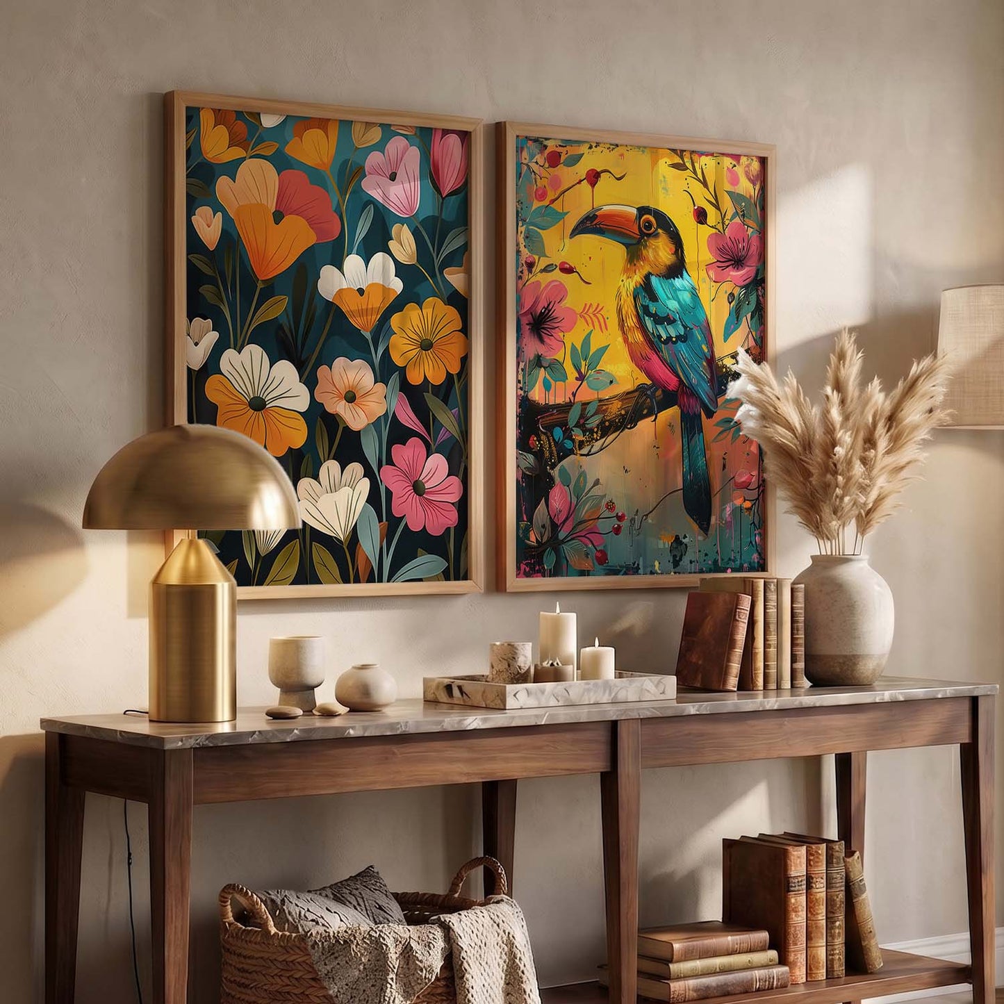 Traditional  Wall  Print  For Living Room Wall Decor