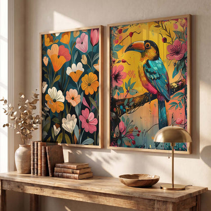 Traditional  Wall  Print  For Living Room Wall Decor