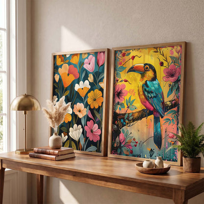 Traditional  Wall  Print  For Living Room Wall Decor