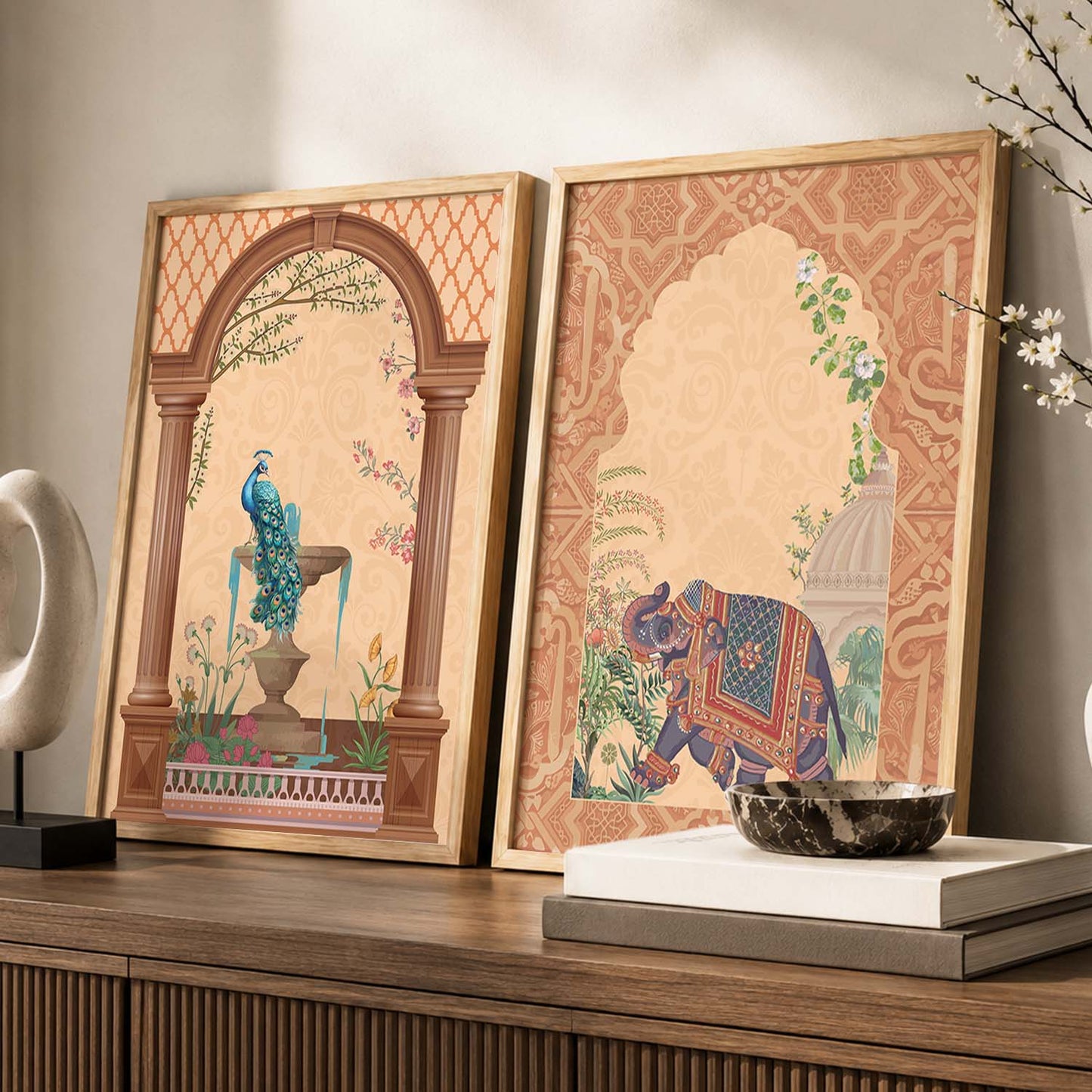 Traditional Wall Print  For Living Room Wall Decor