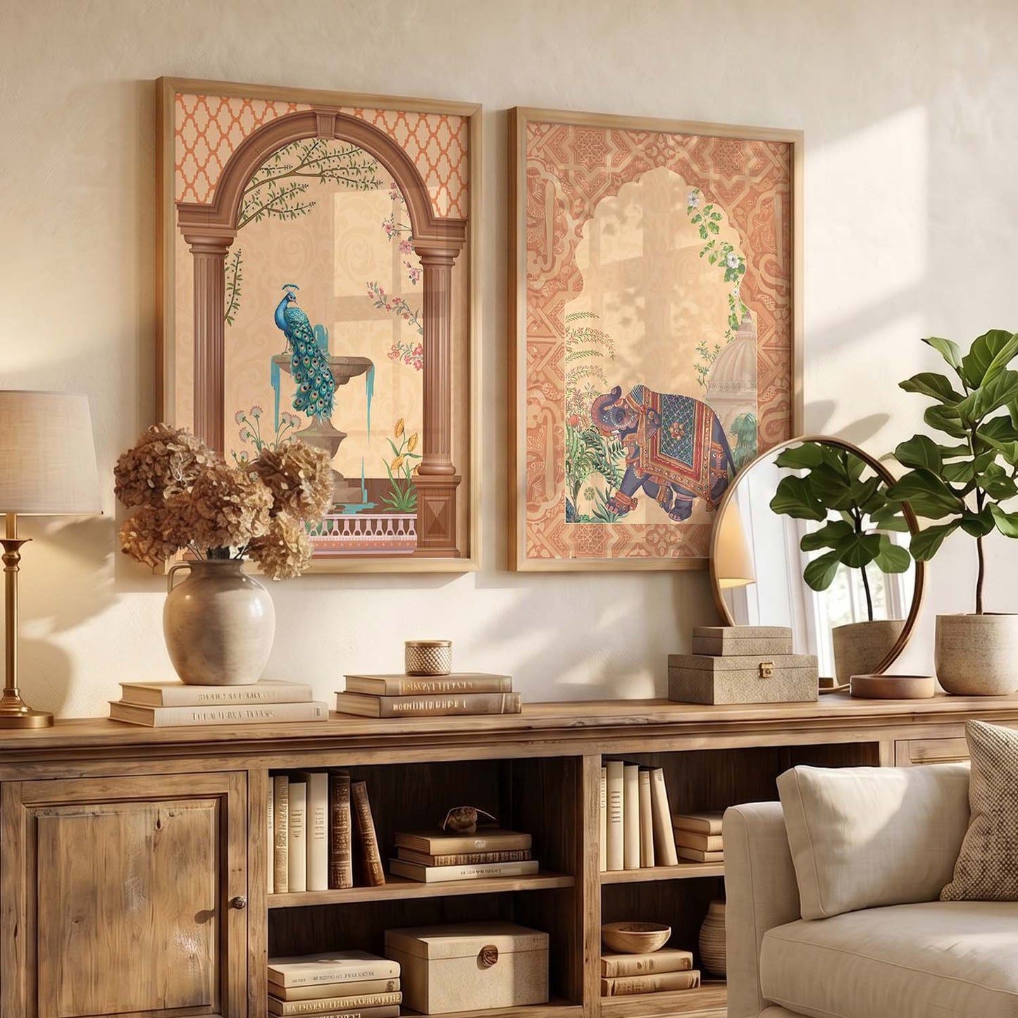 Traditional Wall Print  For Living Room Wall Decor