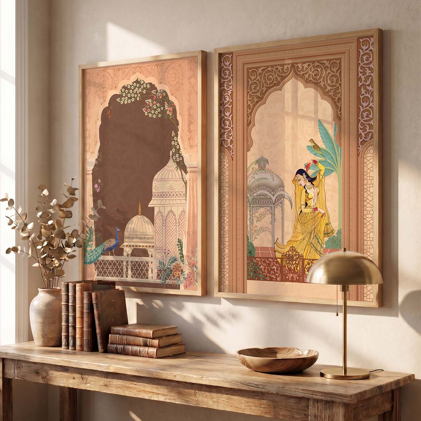 Madhubani   Wall Print  For Living Room Wall Decor