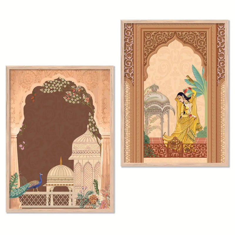 Madhubani   Wall Print  For Living Room Wall Decor