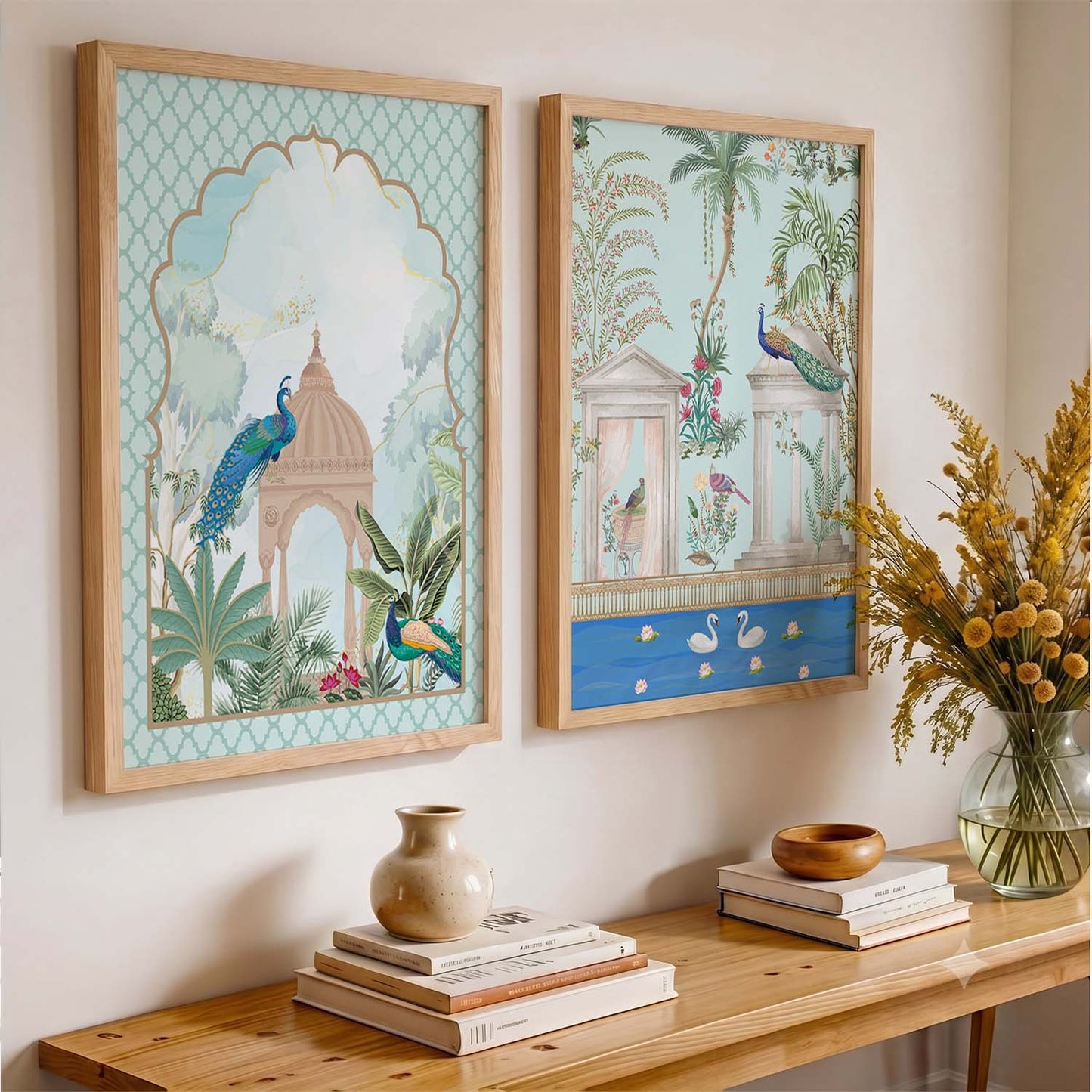 Madhubani   Wall Print  For Living Room Wall Decor