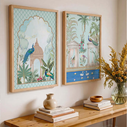 Madhubani   Wall Print  For Living Room Wall Decor