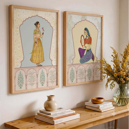Madhubani  Wall Print  For Living Room Wall Decor