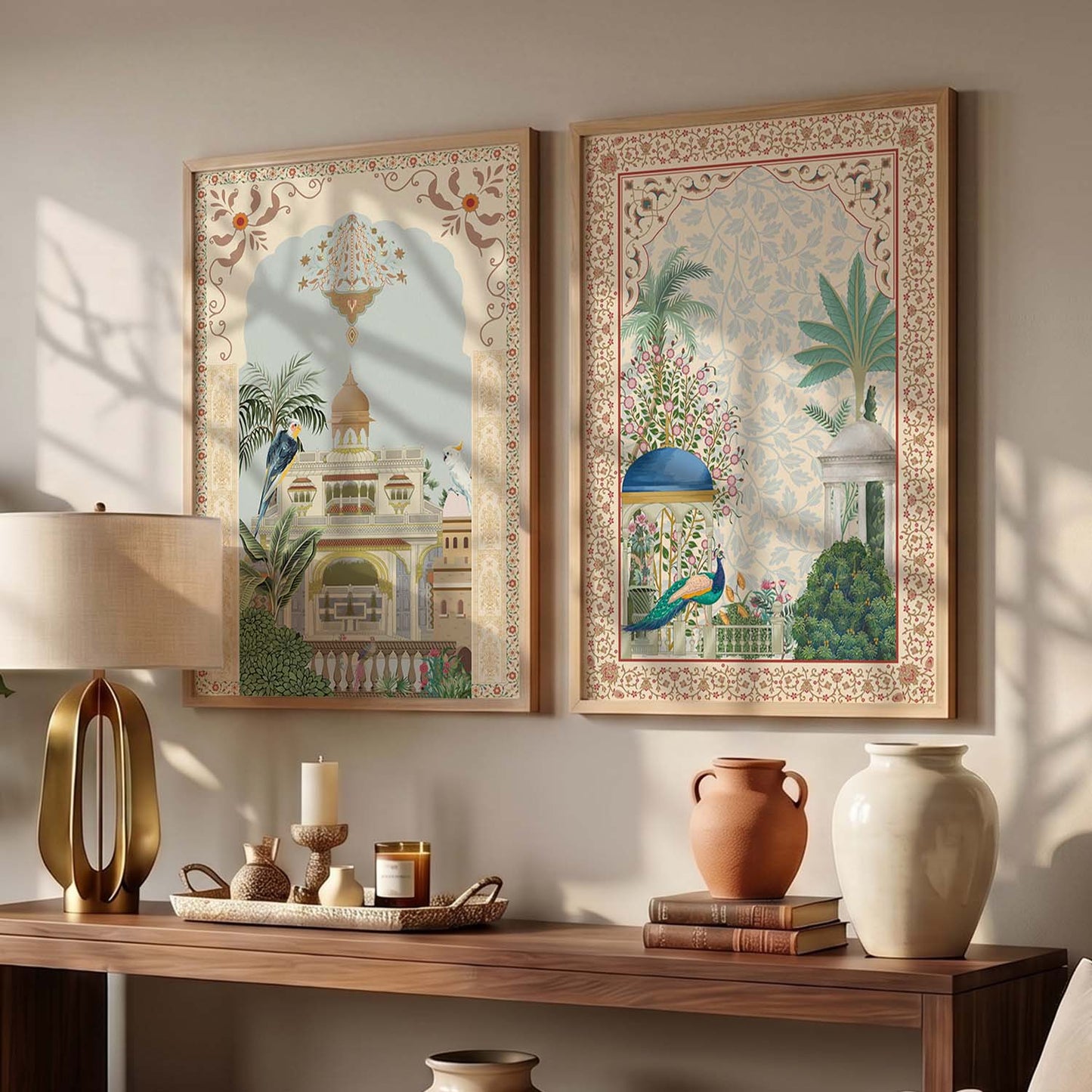 Madhubani  Wall Print  For Living Room Wall Decor