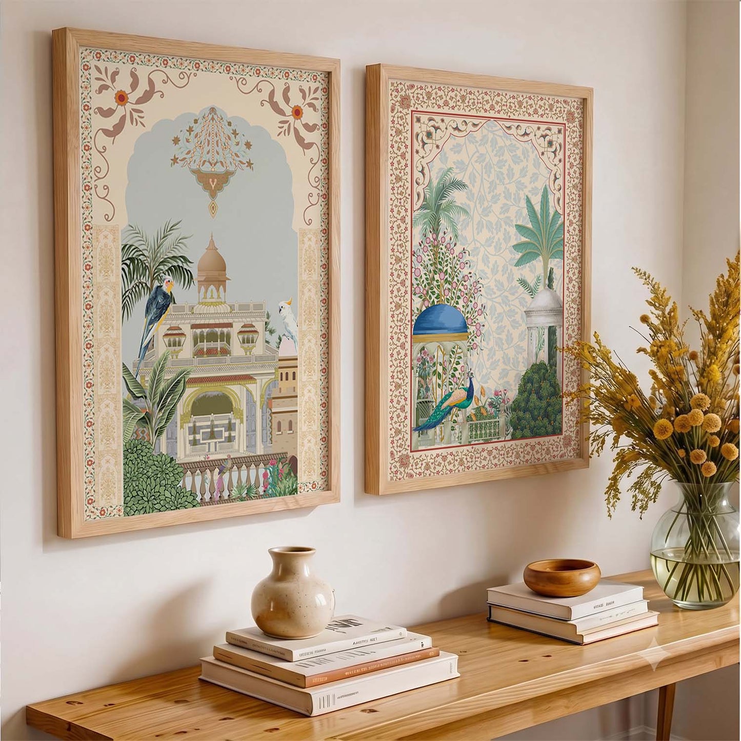 Madhubani  Wall Print  For Living Room Wall Decor
