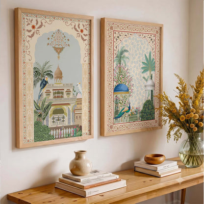 Madhubani  Wall Print  For Living Room Wall Decor
