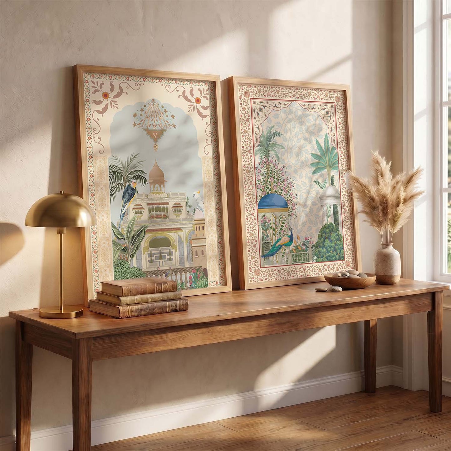 Madhubani  Wall Print  For Living Room Wall Decor