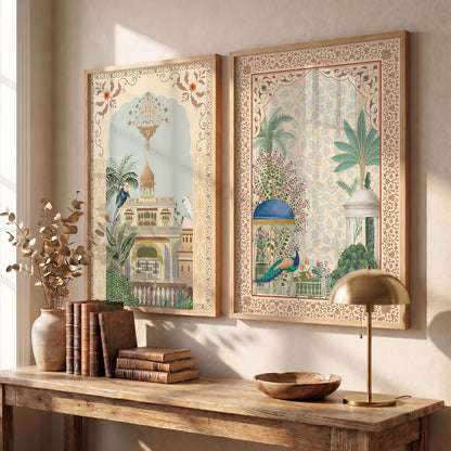 Madhubani  Wall Print  For Living Room Wall Decor