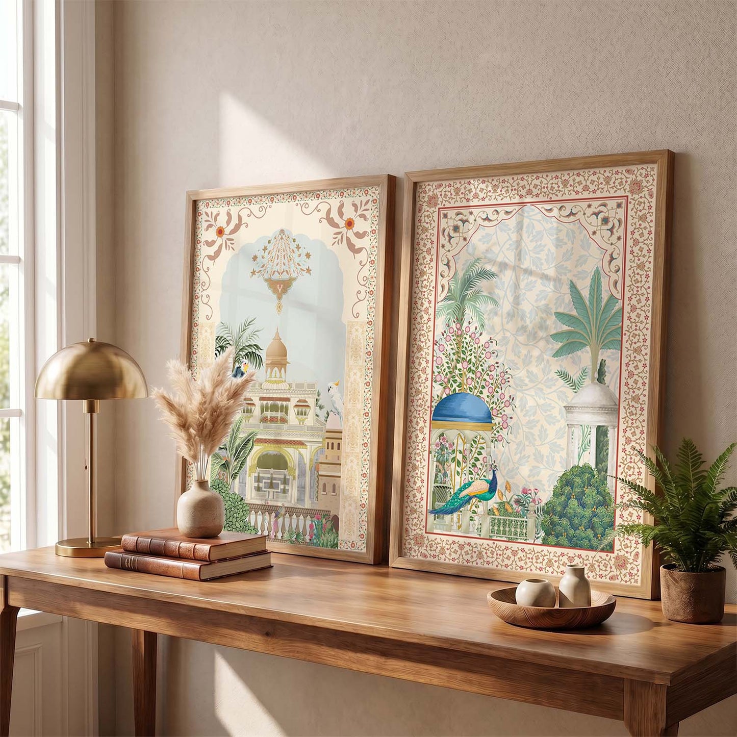 Madhubani  Wall Print  For Living Room Wall Decor