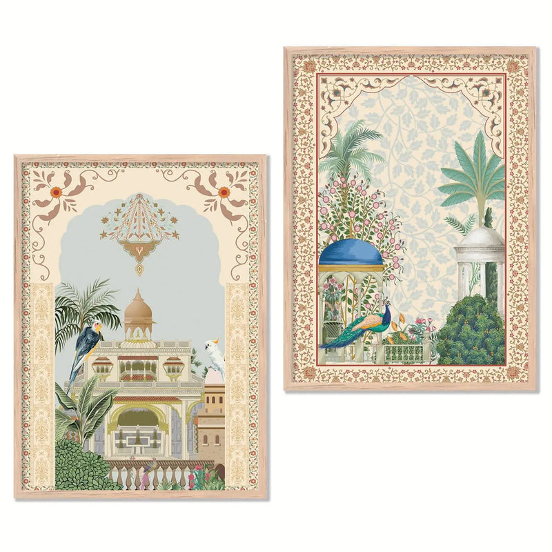 Madhubani  Wall Print  For Living Room Wall Decor