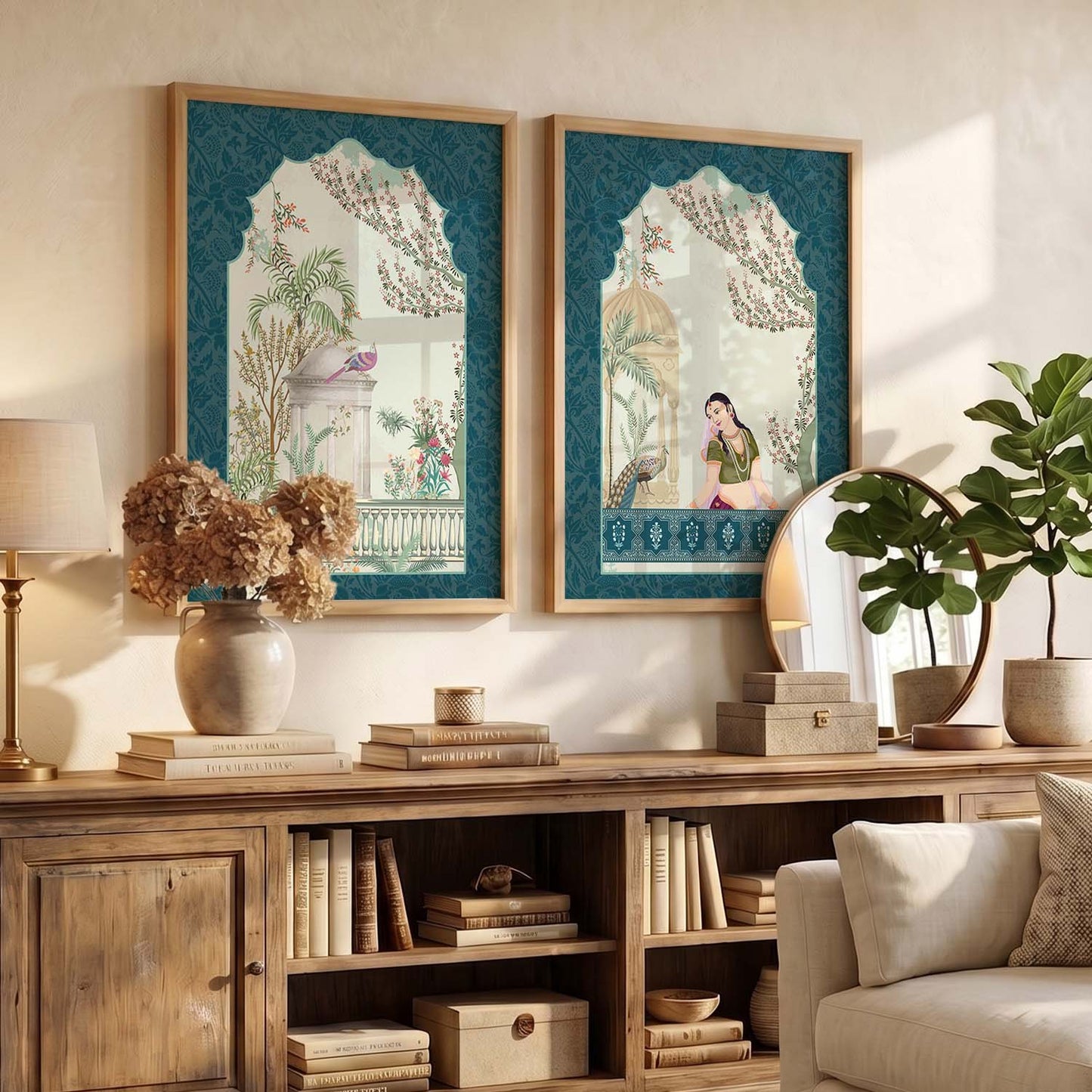 Traditional Wall Print  For Living Room Wall Decor