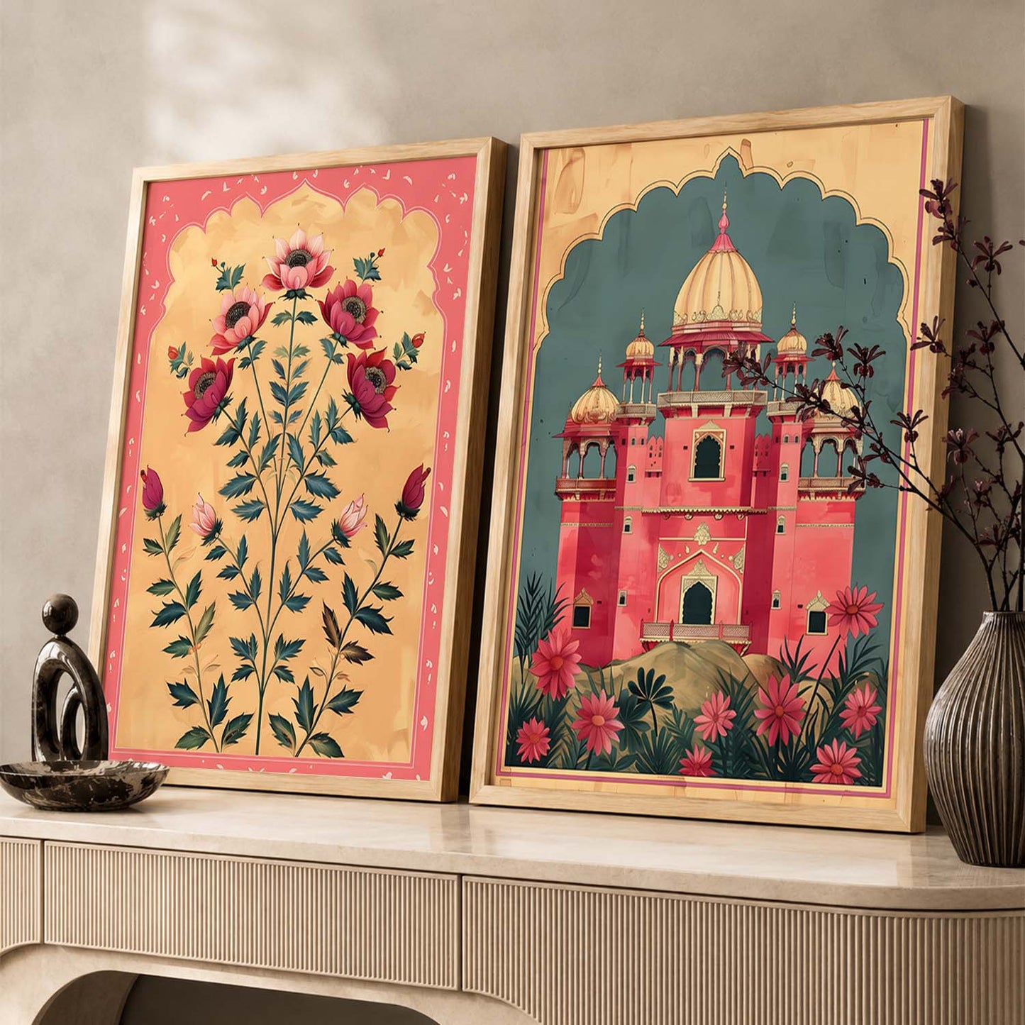 Floral  Wall Print For Living Room Wall Decor