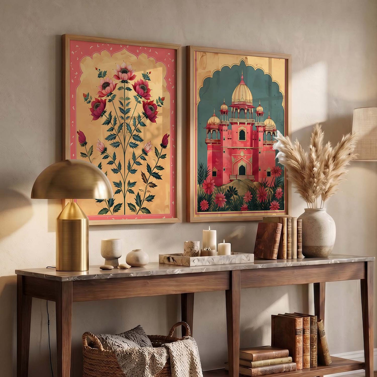 Floral  Wall Print For Living Room Wall Decor