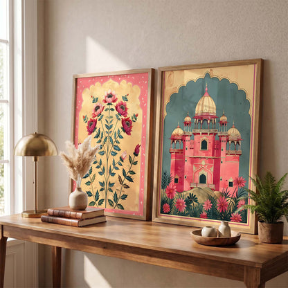 Floral  Wall Print For Living Room Wall Decor