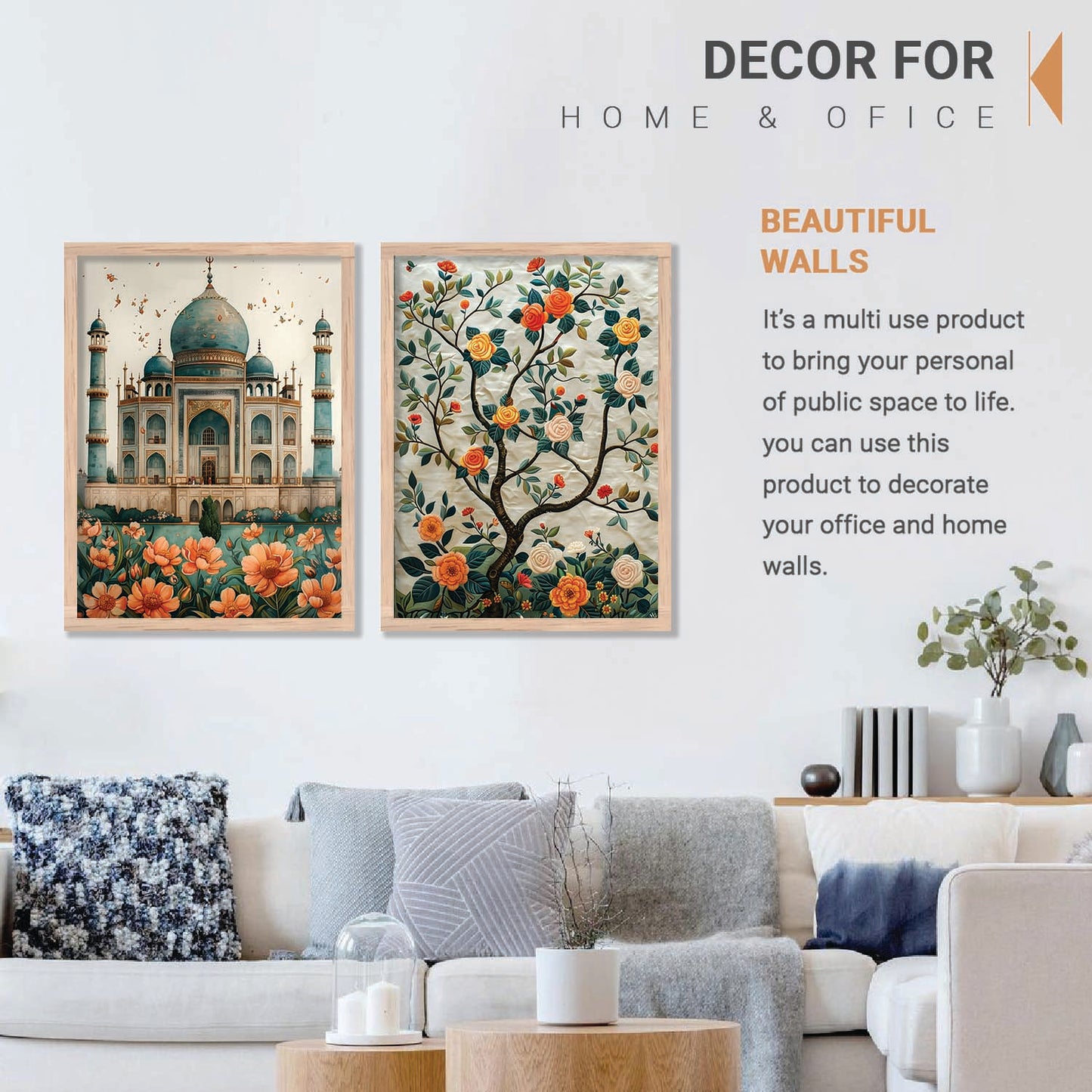 Traditional Wall Print For Living Room Wall Decor