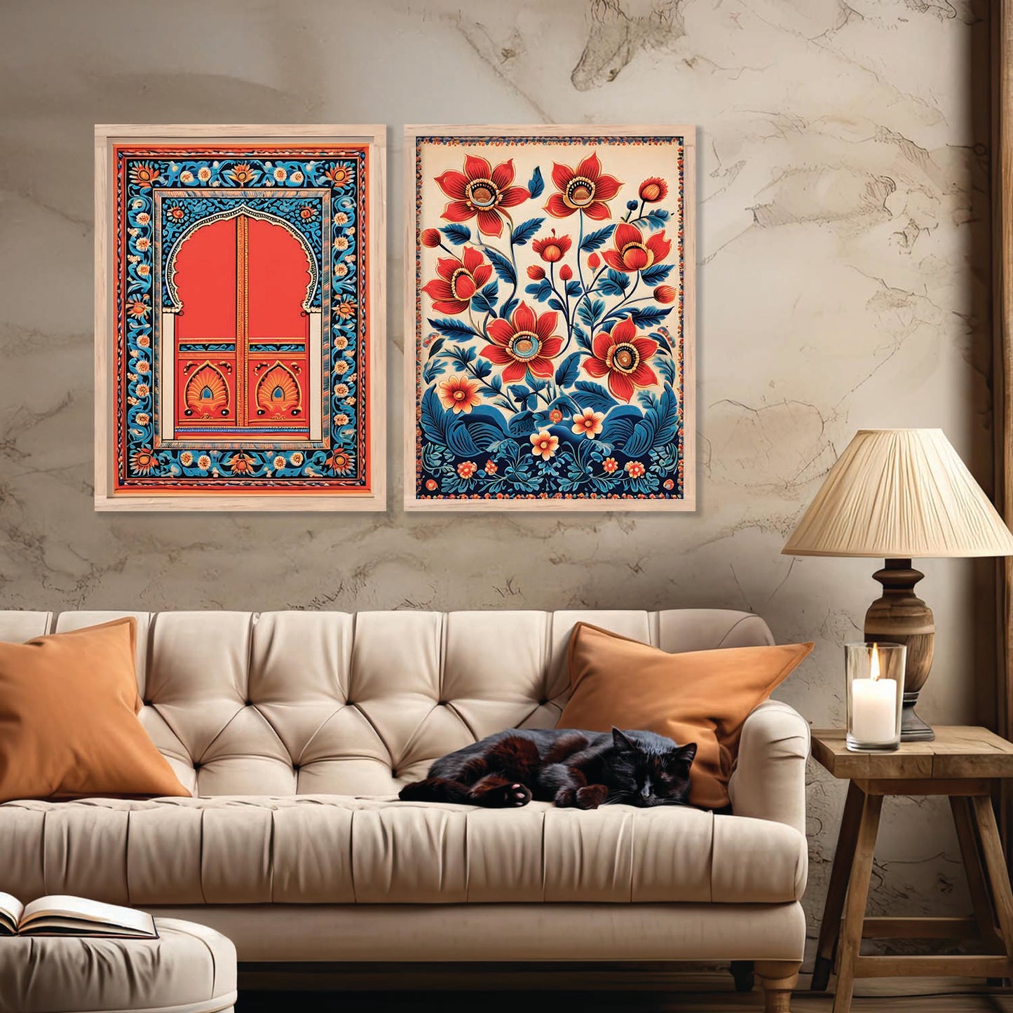 Traditional Wall Print For Living Room Wall Decor