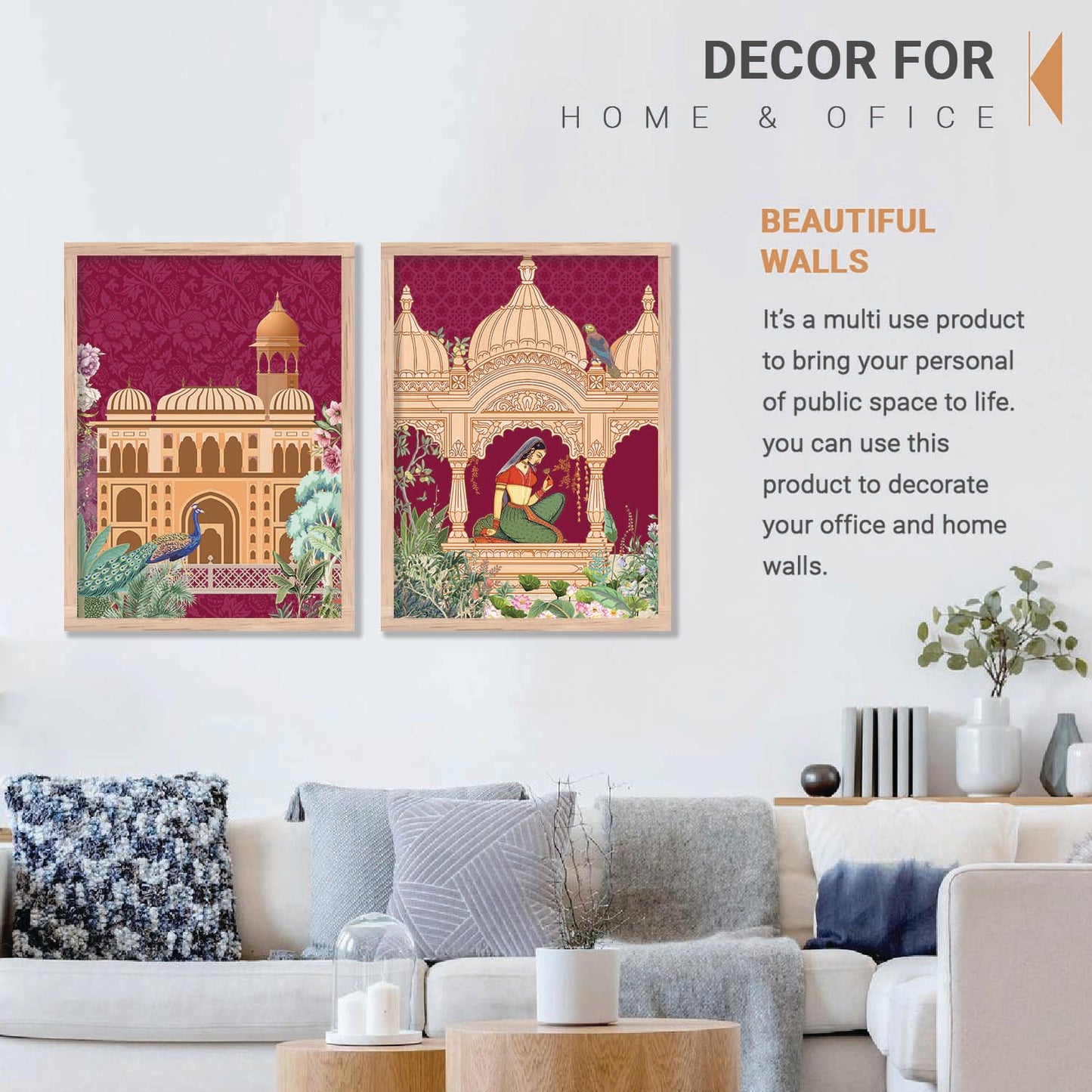 Traditional Wall Print For Living Room Wall Decor