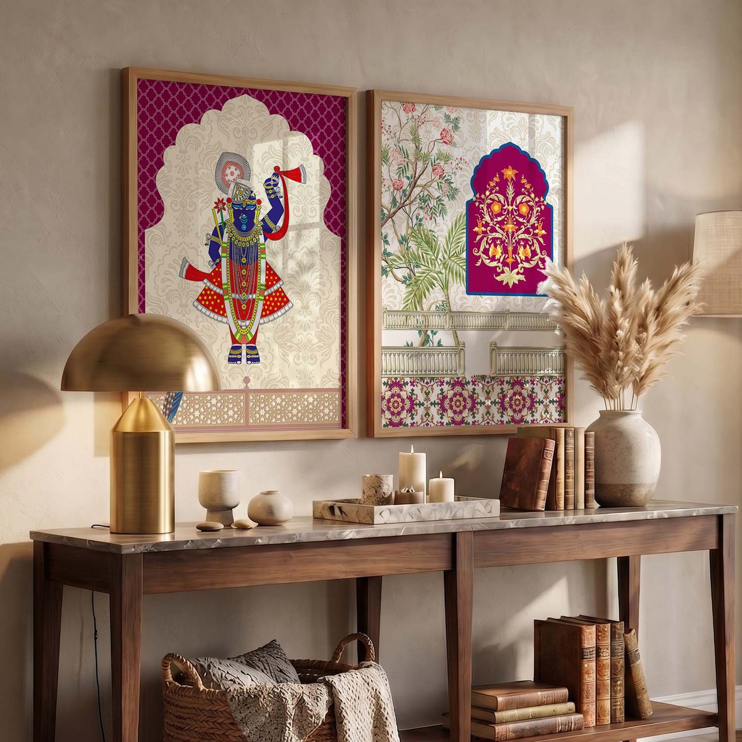 Traditional  Wall Print For Living Room Wall Decor