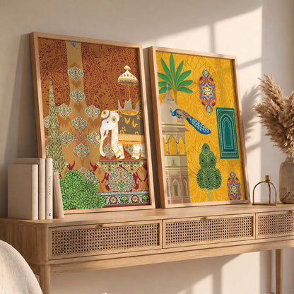 Traditional  Wall Print For Living Room Wall Decor